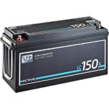 ECTIVE LiFePO4 Batterie LC150L - 12V, 150Ah, 1920Wh, Management System - Lithium-Eisenphosphat Versorgungsbatterie, Bootsbatterie, Solarbatterie für Wohnwagen, Wohnmobil, Camper