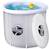 Eisbad 408 Liters 85 cm Ø * 72 cm - Ice Bath - Booste Dein Immunsytsem & verbessere die Regeneration + Kaltbadewanne +Tragbares Eisbad für Athleten & Navy Seals + Eiswasserbad + Kaltwassertherapie