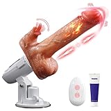 Tagnaff Dildo Vibrator mit 8 Stoßfunktion Lecken Vibration für Frauen, Heizung Sex Spielzeug für die Frau Männer, Vibratorensets für Frauen Klitoris, Anal Dildos Sexspielzeug, Vibratoren Sexmaschine