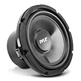 Pyle 1 PLMW83 Subwoofer, 20 cm, 200 mm, 8 Zoll Durchmesser, 100 Watt RMS, 200 Watt max., Einzelspule, 4 Ohm, Gummiaufhängung, für Auto, 1 Stück