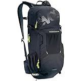 EVOC FR ENDURO BLACKLINE 16L Protektor Rucksack, Backpack für Bike-Touren & Trails (Fahrradrucksack, LITESHIELD BACK PROTECTOR & AIR SYSTEM Technologie, Größe XL)