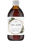 CDL - 500ml Chlordioxid Lösung 0,3% von Nordic Pure | Chlorine Dioxide Solution in Braunglasflasche zur Trinkwasserdesinfektion | CDL/CDs Made in Germany und Zertifiziert nach der Biozid-Verordnung