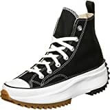 CONVERSE Unisex Run Star Hike Canvas Platform Sneaker, Black White Gum, 42 EU