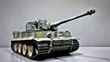 ES-TOYS RC Panzer German Tiger I S33 Heng Long - 1:16, Rauch&Sound+Stahlgetriebe und 2,4Ghz -V 7.0