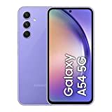 Samsung Galaxy A54 5G, Android Smartphone, 6,4 Zoll Dynamic AMOLED Display, 5.000 mAh Akku, 128 GB/8 GB RAM Handy in Awesome Violet inkl. 30 Monate Herstellergarantie [Exklusiv bei Amazon]