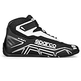 Sparco K-Run Schuhe GRÖSSE 44 SCHWARZ/Fluo ODER Schwarz Grau