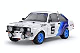 TAMIYA 1:10 RC Ford Escort MkII RAL.Lac. MF-01X, ferngesteuertes Auto, RC Fahrzeug, Modellbau, Bausatz zum Zusammenbauen, Bausatzmodell, Weiß