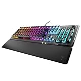 Turtle Beach Vulcan II – Mechanische PC Gaming-Tastatur, Titan II-Schalter, anpassbare beleuchtete RGB-Tasten, abnehmbare Handballenauflage, Aluminiumplatte – Schwarz