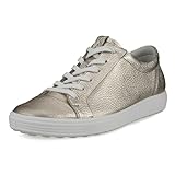 ECCO Damen Soft 7 W Sneaker, Pure White Gold, 38 EU