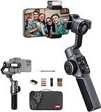 ZHIYUN Smooth-5S Combo [Offiziell] 3-Achsen-Gimbal-Stabilisator für iPhone mit Magnetlichtern, Gimbal für Smartphone mit Stativ, Handy Stabilisator für FilmIC Pro, Vlog