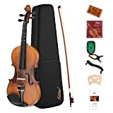 Eastar EVA-3 4/4 Violin with learning Point in Fingerplate with inlay,Matte