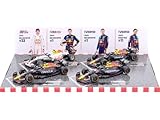 RED BULL RACING Set 4 Modelle Auto Formel 1 F1 2021-2023 - VERSTAPPEN - Maßstab 1:43 12cm - BBurago 38092V