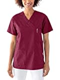 CLINIC DRESS Schlupfkasack Kasack Damen für Krankenpflege und Altenpflege 50% Baumwolle 95 Grad Wäsche Bordeaux M