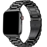 Netolo Metall Armband Kompatibel mit Apple Watch Armband 45mm 44mm 49mm 42mm 46mm, Edelstahl Ersatz Band Kompatibel mit Apple Watch SE Armband/iWatch Armband Series 10 9 8 7 6 5 4 3 2 1 SE 2 Ultra