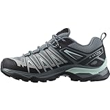 Salomon X Ultra Pioneer Gore-Tex Damen Wanderschuhe, Alle Wetterbedingungen, Sicherer Fußhalt, Stabil und gedämpft, Stormy Weather, 39 1/3