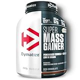 Dymatize Super Mass Gainer Rich Chocolate 2943g - Weight-Gainer Pulver + Kohlenhydrate, Creapure Kreatin, BCAAs und Casein