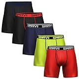 5Mayi Sport Boxershorts Herren Unterhosen Männer Polyester 5er Pack S,B: 5er Pack Mehrfarbig