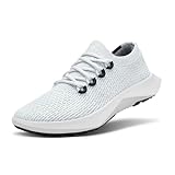 Allbirds Damen Tree Dasher 2 Active Sneaker Atmungsaktiv Maschinenwaschbare Schnürschuhe Fitnessschuhe für Walking, Laufen, Fitnessstudio, Blizzard (Blizzard-Sohle), 37 EU