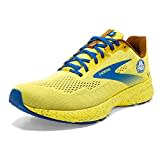 Brooks Herren Launch 8 Neutral Laufschuh, Golden Kiwi/Pale Banana/Victoria Blue, 42.5 EU