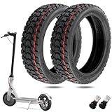 8,5 Zoll Offroad Reifen schlauchloser für Xiaomi M365/Pro/Pro2/1S/Mi3/Essential/Scooter 3, 50/75-6.1 (8 1/2 * 2) Reifen Explosionsgeschützter Ersatzräder mit Ventil für Elektroroller (2 PCS)