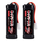 GOLDBAT 5000 mAh 7,2 V NiMH Akku RC Batterie 7.2 V Ersatzbatterie für RC Cars Crawl Truck Boot Buggy Modellbau Autos Flugzeug Heli Toy 2Packs