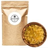 SIVIFOOD goldene Kandiszucker Bruchstücke mit Safran im 1kg Vorteilspack - goldener Krustenkandis Bruchzucker Kristallzucker Kandis Zucker Gold Kristallzucker Grümmelkandis in Großpackung