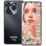 OUKITEL C50 5G Handy Ohne Vertrag - Android 14 24GB+128GB/1TB erweiterbar Smartphone Ohne Vertrag 6,8 Zoll 5150mAh, MTK Dimensity 6100+ Günstig Smartphone 50MP Kamera, Dual SIM 5G Simlockfreie Handys