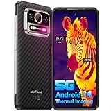 Ulefone Armor 25T Pro 5G Wärmebildkamera Outdoor Handy, 256GB+12GB/2TB Dimensity 6300 Android 14 50MP+64MP Nachtsicht 33W/6500mAh 6,78” 120Hz IP68 Smartphone Dual SIM Fingerabdruck NFC 2-Jahr Garantie