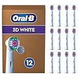 Oral-B Pro 3DWhite Aufsteckbürsten für elektrische Zahnbürste, 12 Stück, aufhellende Zahnreinigung, X-Borsten, Original Zahnbürstenaufsatz für Oral-B Zahnbürsten, briefkastenfähige Verpackung