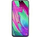 Samsung Galaxy A40 Smartphone (15.0cm (5.9 Zoll) 64GB interner Speicher, 4GB RAM, Dual SIM, schwarz) - Deutsche Version