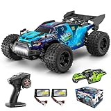 YONCHER Ferngesteuertes Auto,1:18 40KM/H RC Auto für Erwachsene Kinder, 4WD Offroad RC Buggy, Monster Truck Crawlers Mit 2 Akku 70+ Minuten für Outdoor