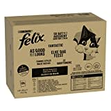 FELIX Katzenfutter nass in Gelee, Sorten-Mix, 120er Pack (120 x 85g)