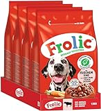 Frolic Hunde Trockenfutter mit frischem Rind 4x1,5kg