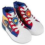 Paw Patrol Hightop-Sneaker für Jungen, Chase, Marshall, Zuma, leuchtende High-Top-Sportschuhe – Paw Patrol High Top Sneaker, Blau, 6 Little Kid