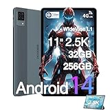 DOOGEE T30 Ultra Tablet 11 Zoll, Tablet Android 14, 32GB RAM + 256GB ROM/2TB TF, Helio G99 Octa-Core Gaming Tablet, 8580 mAh, 2,5K Displa/Dual SIM 4G LTE Tablet PC/5G Wi-Fi/GMS/GPS/Widevine L1/BT 5.0