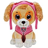 PAW Patrol Skye Plüsch Figur mit Glitzeraugen | 24 cm | Softwool