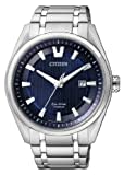 Citizen Herren Analog Quarz Uhr mit Titan Armband AW1240-57L