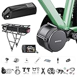 BAFANG Mittelmotor mit Akku 36V 250W 350W 500W BBS01B 48V 750W 1000W 500W 250W BBS02B G340 Motor mit optionalem E-Bike Display Custom E-Bike Umbausätze für BB68mm Mountainbike