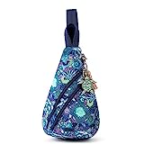 Sakroots Damen on The Go Sling Backpack Rucksack mit Schulterriemen, Nylon, Öko-Twill, Königsblau, Einheitsgröße