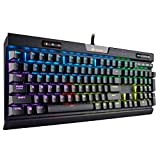 Corsair K70 RGB MK.2 Mechanische Gaming-Tastatur – USB Passthrough & Media Controls – Taktil & leise – Cherry MX Brown – RGB LED-Hintergrundbeleuchtung (CH-9109012-NA)