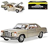 alles-meine.de GmbH Mercedes-Benz /8 Strich-Acht Coupe Beige Grau W114 1967-1976 1/18 Sun Star Modell Auto mit individiuellem Wunschkennzeichen