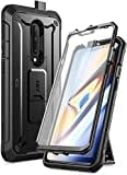 SUPCASE Unicorn Beetle Pro Series Schutzhülle für OnePlus 7 Pro, robust, mit Ständer, mit integriertem Displayschutz, Schwarz