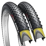 Fincci Mtb reifen 29 zoll - Paar Fahrradreifen Anti-Punktur 29 x 2.10 Zoll 52-622, Gravel Fahrrad Mantel Marudo 29 mit pannenschutz 1 mm für Rennrad, Mountainbike, Hybrid Fahrrad - FaltReifen 2er Pack