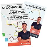 Mathematik Abitur Lernhefte Set inkl. Aufgabensammlung 2024/2025 - StudyHelp & Daniel Jung - Mathe Abiturvorbereitung inkl. Aufgaben & Lösungen & Lernvideos, Abi Übungshefte zur Prüfungsvorbereitung