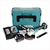 Makita DGA 504 RT1J Akku Winkelschleifer 18V 125mm Brushless + 1x Akku 5,0Ah + Ladegerät + Makpac