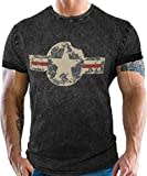 Herren T-Shirt für den US-Army Fan: Used Look USAF Logo