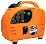 CROSS TOOLS Benzin Inverter Stromerzeuger - Stromaggregat - Generator (2.800 W max. Leistung, 2x 230 V; 2x 12 V Steckdosen, Display, Inverter ermöglicht Laden von Laptop, Handy) CPG 3000 INV, 68038