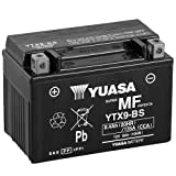 Motorradbatterie Yuasa YTX9-BS - Wartungsfrei - 12 V 8 Ah - Maße: 150 x 87 x 105 mm