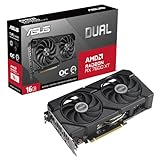 ASUS Dual Radeon RX 7600 XT OC Edition 16GB GDDR6 Gaming Grafikkarte (AMD Radeon RX7600XT, PCIe 4.0, 1x HDMI 2.1, 3x DisplayPort 2.1, DUAL-RX7600XT-O16G)