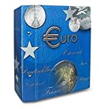 Safe 7822-B3 2 Euro Münzen 2018-2021 TOPset Sammelalbum Aller EU Länder- Münzsammelalbum für Ihre Coin Collection - inkl. Albumblättern Nr. 7854 mit Patentvorrichtung